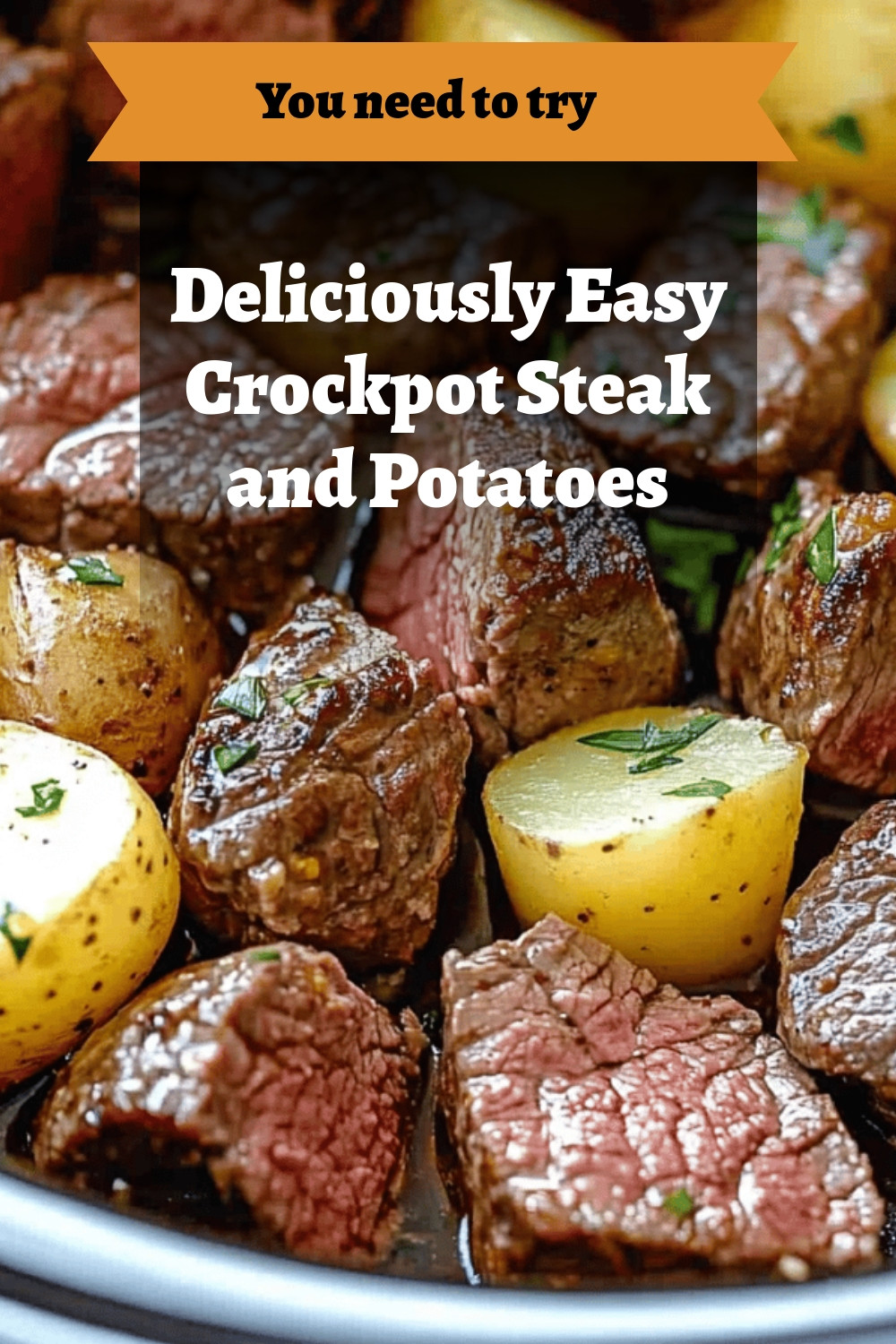 Deliciously Easy Crockpot Steak and Potatoes