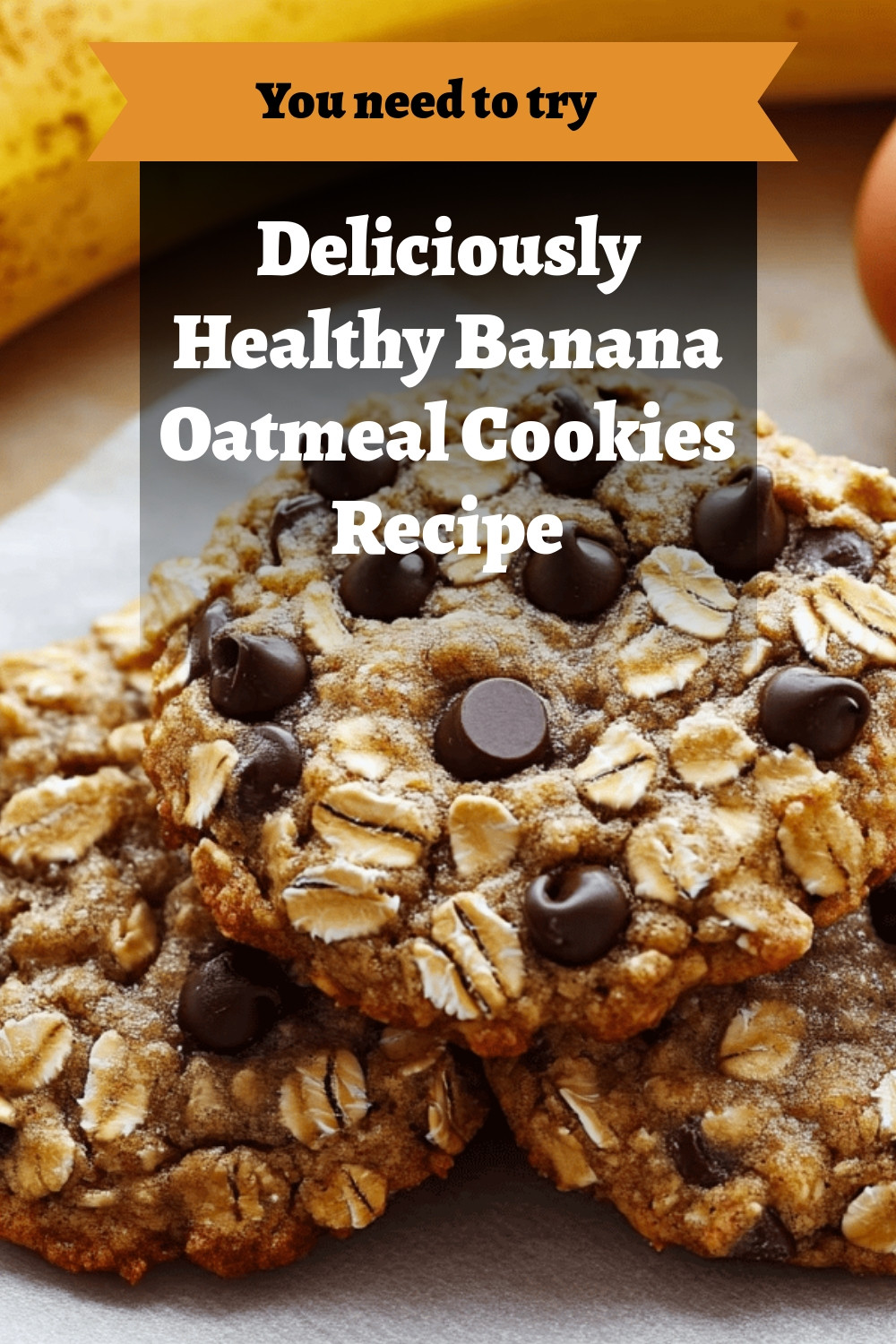 Deliciously Healthy Banana Oatmeal Cookies Recipe
